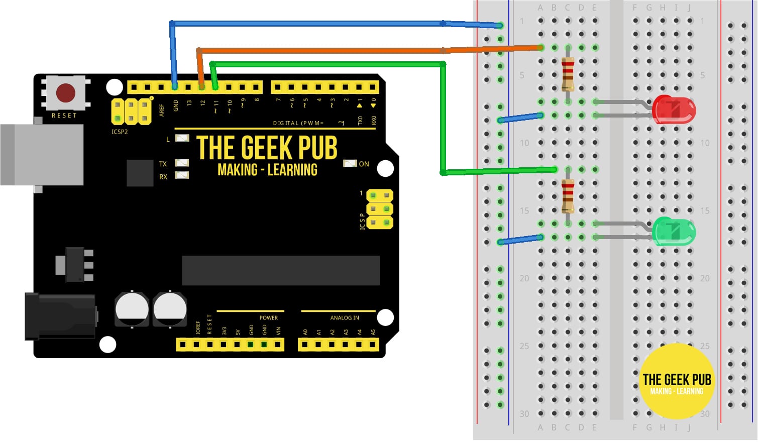 如何在Arduino接线图上设置键盘