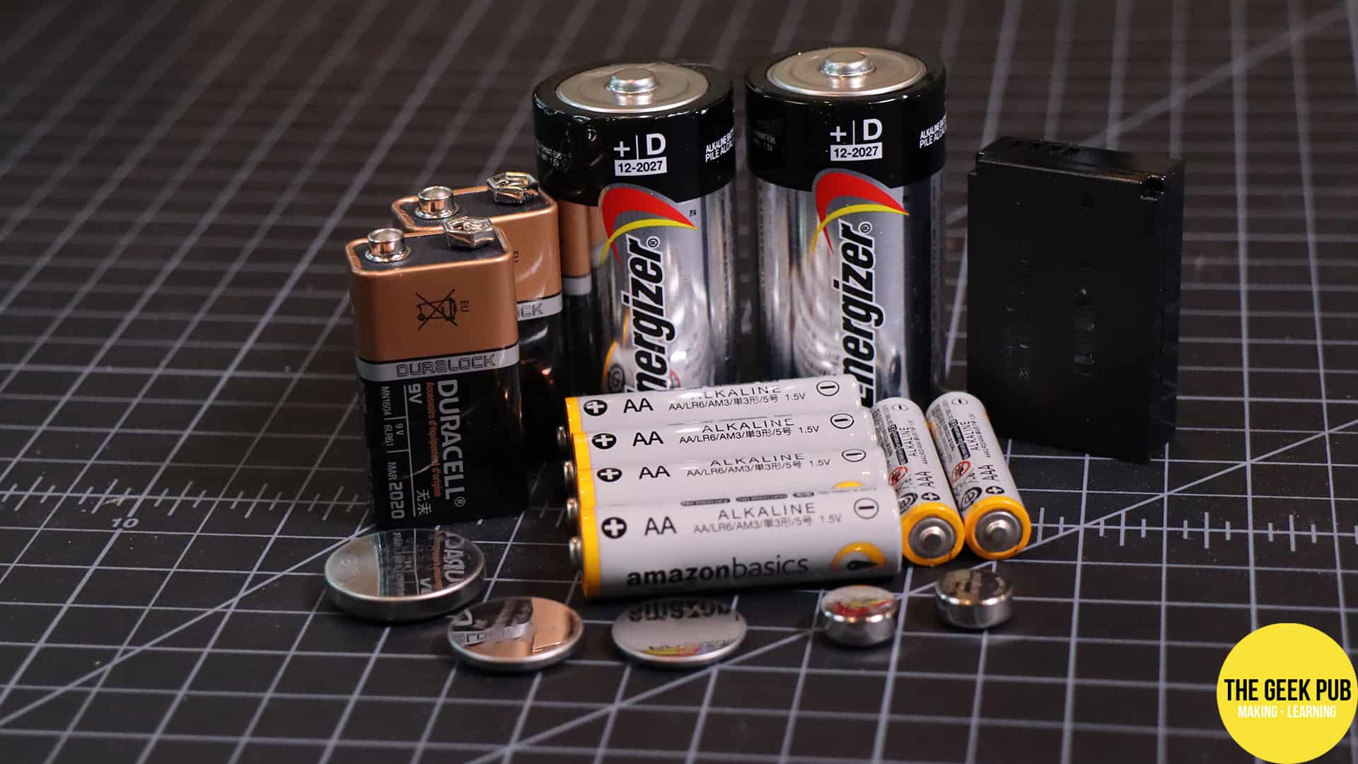 不同类型的电池