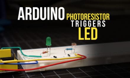 Arduino光传感器触发了LED教程